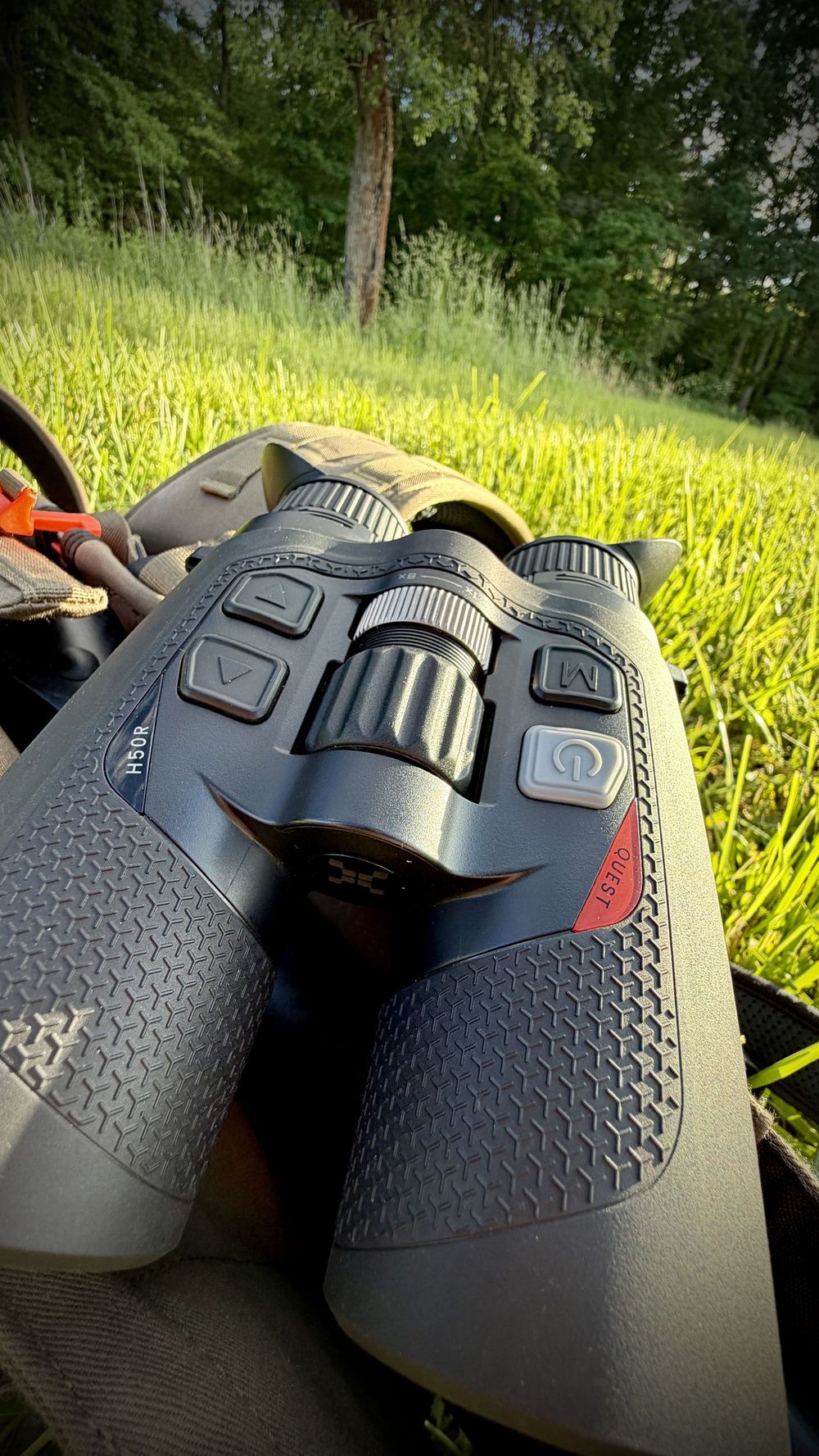 Detail ovládacích prvků termovize Nocpix QUEST H50R